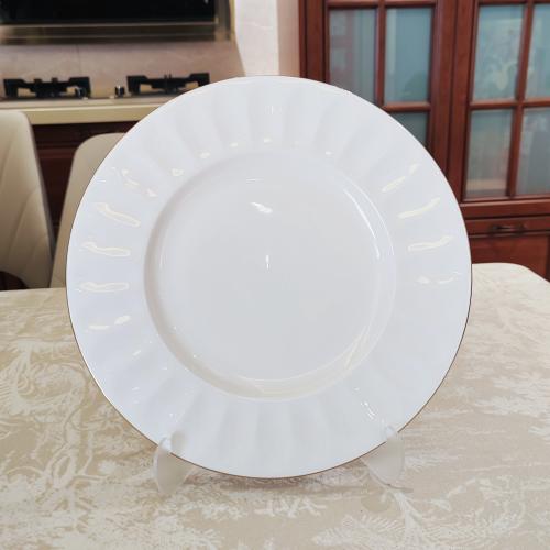white bone china plate